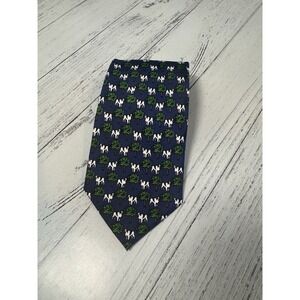 VINTAGE *BIG DOGS* SILK TIE - Length: 56" Width: 3.8"‎